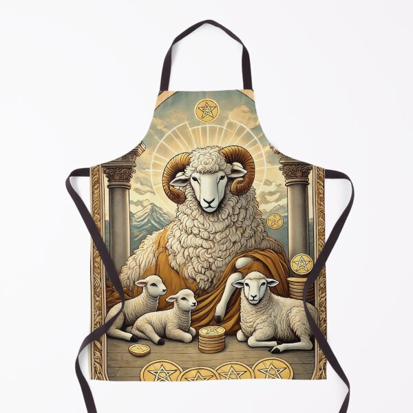 Item preview, Sheepism – Ten of Pentacles Tarot Card designed and sold by Thpoar.