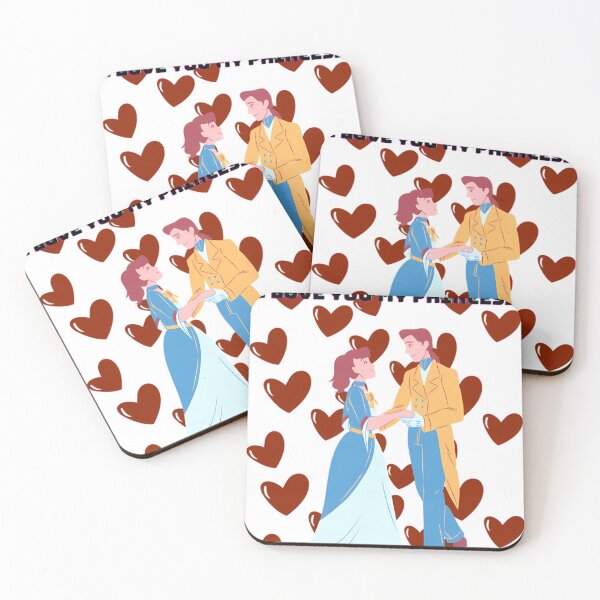 Item preview, Romantic Fairytale Prince and Princess Love Illustration. designed and sold by PhantomArtStore.