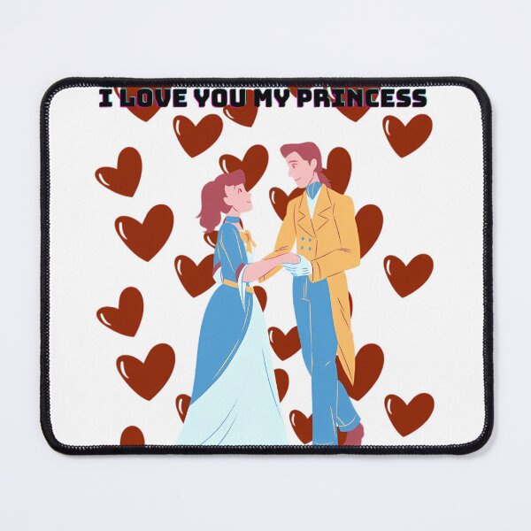 Item preview, Romantic Fairytale Prince and Princess Love Illustration. designed and sold by PhantomArtStore.