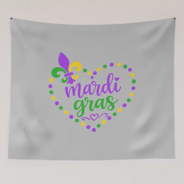 Artikelvorschau, Damen Mardi Gras Karneval Herzen Narrenperlen Damen Mädchen entworfen und verkauft von mjohnson9.