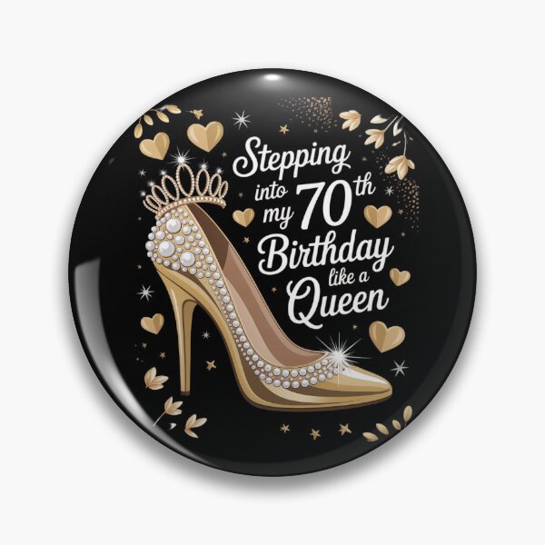 Item preview, 70 Year Old High Heels Stepping Into My 70th Birthday designed and sold by DigitaldeligArt.