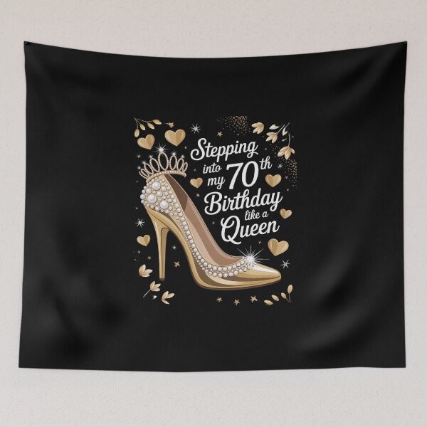 Item preview, 70 Year Old High Heels Stepping Into My 70th Birthday designed and sold by DigitaldeligArt.