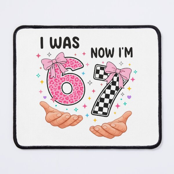 Item preview, I was 6 now I'm 7 cute birthday numbers designed and sold by HandicraftArt.