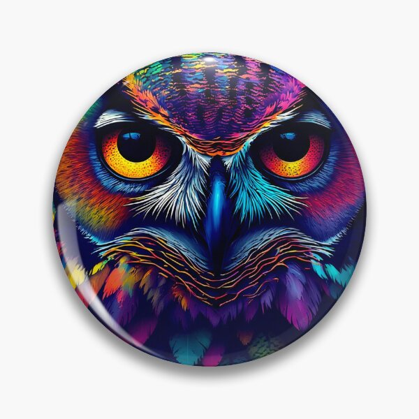 Item preview, Owl Neon Spectrum – Spiritual Vision Art designed and sold by Neer arts.