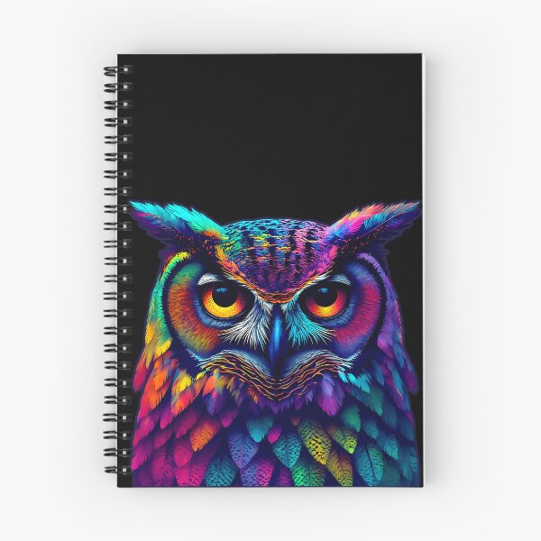Item preview, Owl Neon Spectrum – Spiritual Vision Art designed and sold by Neer arts.