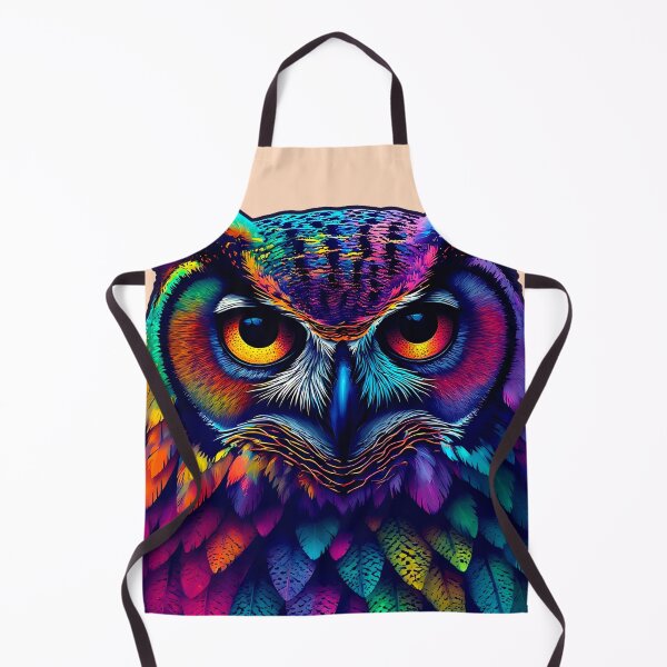 Item preview, Owl Neon Spectrum – Spiritual Vision Art designed and sold by Neer arts.