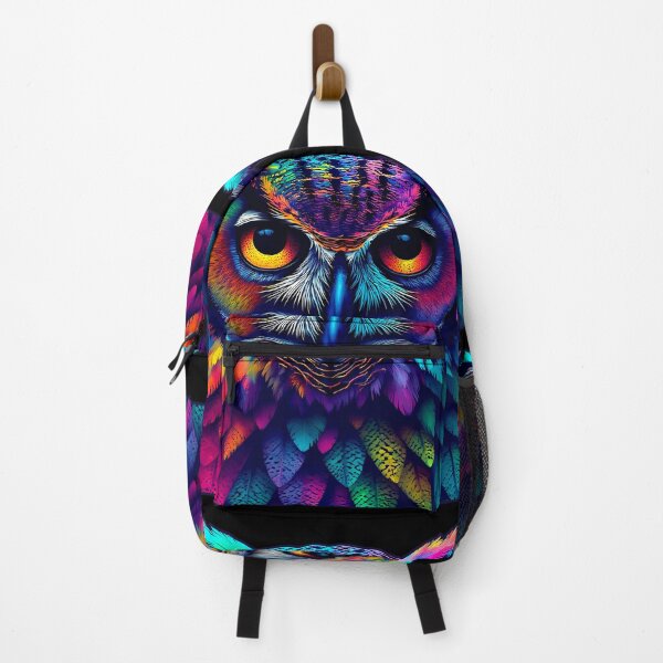 Item preview, Owl Neon Spectrum – Spiritual Vision Art designed and sold by Neer arts.