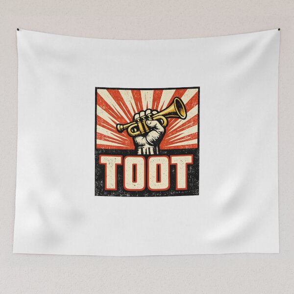Item preview, TOOT Vintage Propaganda Tee designed and sold by KawaiiOrbit.