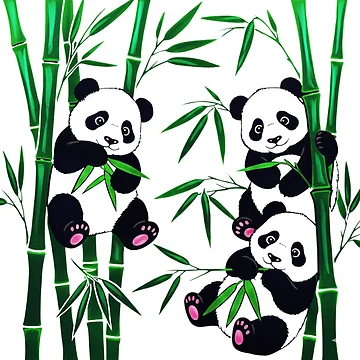 Artwork thumbnail, panda by PP&RAINBOW SHOP