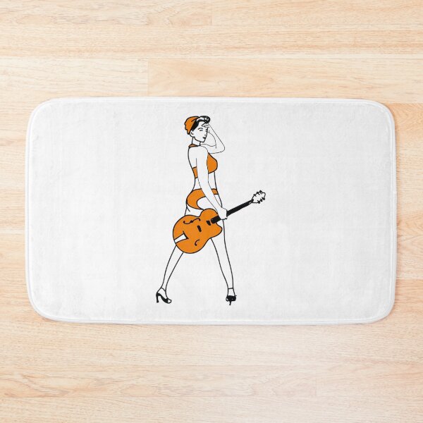 Item preview, Vintage Woman With Guitar Classic Tshirtpng, Merch By Amazon, Redbubble, Teepublic, Limited Edition designed and sold by GaizkaOtxoa.