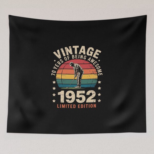 Item preview, 70 Year Old Golfer 70th Birthday 1952 Golfing designed and sold by DigitaldeligArt.