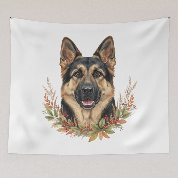 Item preview, Nobility and Fidelity: An Artistic Portrait of a German Shepherd designed and sold by CHRIST5000.