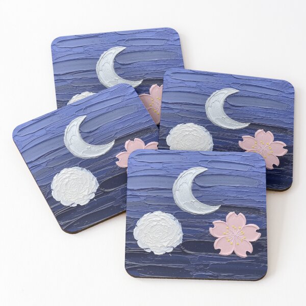 Item preview, Impasto-Style Digital Art: Snow Moon Flower Introspection designed and sold by EEpression.