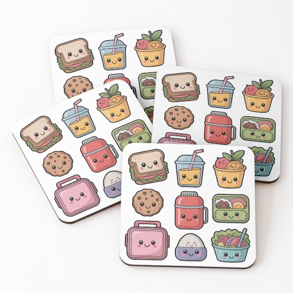 Item preview, Kawaii Animated Bento Lunch Items designed and sold by jkrphoto.