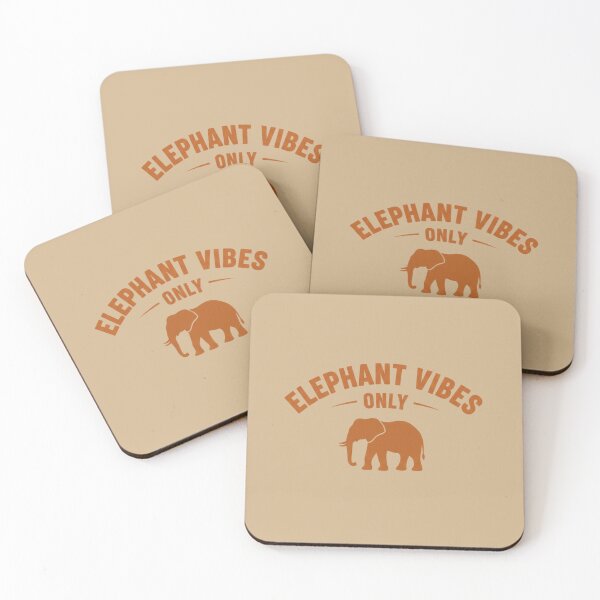 Item preview, Elephant Vibes Sticker - Minimalist African Savanna Wildlife Art designed and sold by SavannaStrikes.