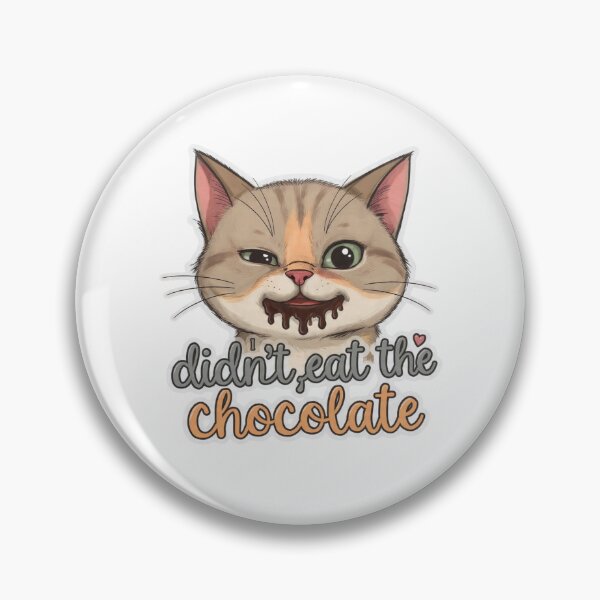 Item preview, Cat Denies Eating Chocolate with Evidence designed and sold by PluffyPanda.