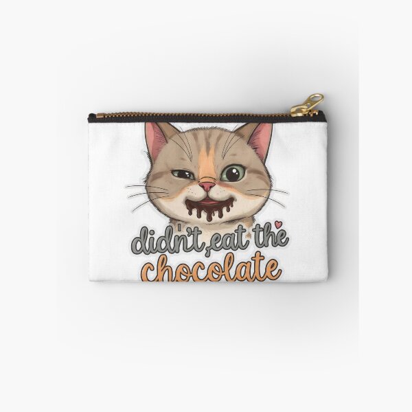 Item preview, Cat Denies Eating Chocolate with Evidence designed and sold by PluffyPanda.