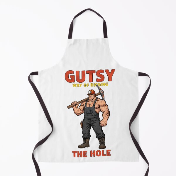 Item preview, Gutsy Way of Digging – Powerful Miner with Pickaxe Illustration designed and sold by C3J7.