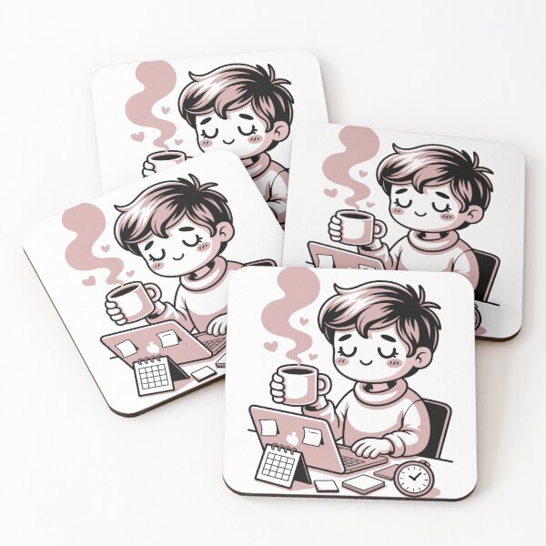 Item preview,  Kawaii Office Worker Before Coffee designed and sold by McVrax.