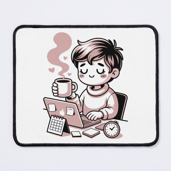 Item preview, Kawaii Office Worker Before Coffee designed and sold by McVrax.