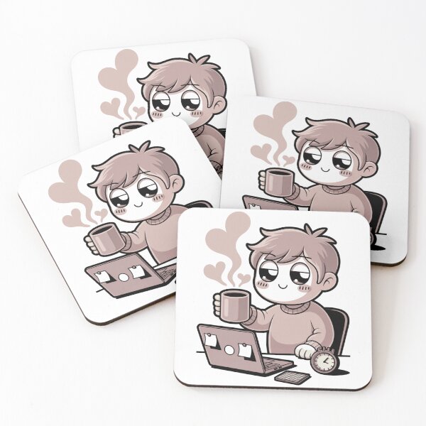 Item preview,  Kawaii Office Worker Before Coffee designed and sold by McVrax.