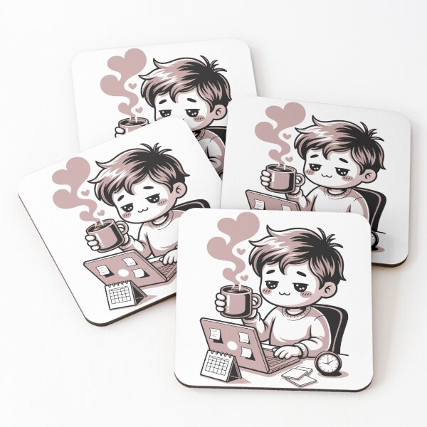 Item preview,  Kawaii Office Worker Before Coffee designed and sold by McVrax.