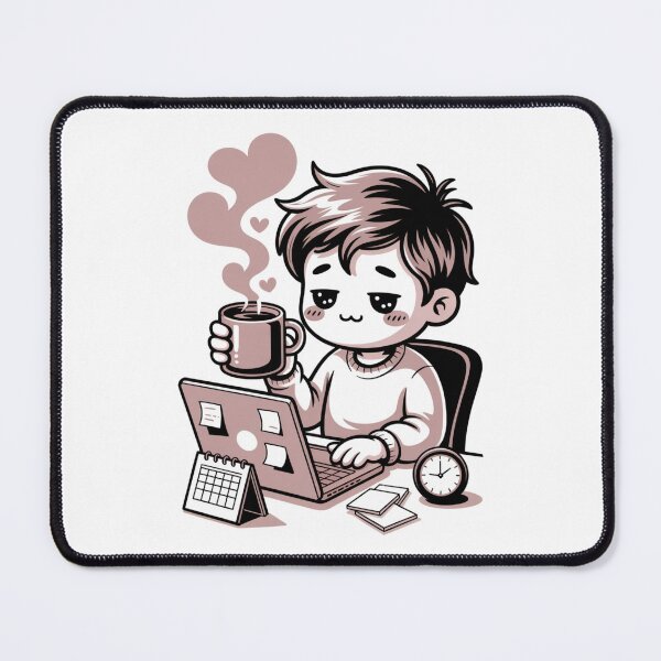 Item preview, Kawaii Office Worker Before Coffee designed and sold by McVrax.