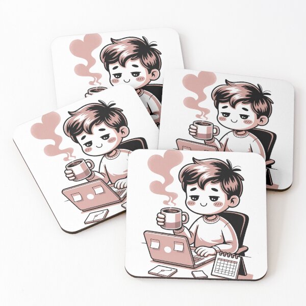 Item preview,  Kawaii Office Worker Before Coffee designed and sold by McVrax.