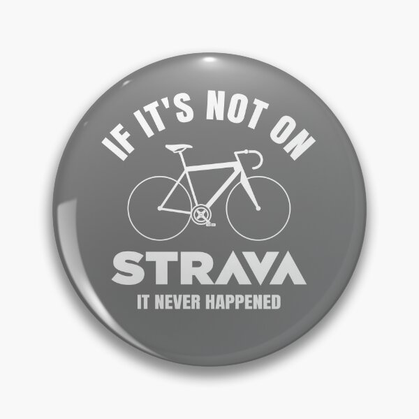 Item preview, If It’s Not on Strava It Never Happened Funny Cycling Quote Minimal Bike designed and sold by BMLprint ⭐⭐⭐⭐⭐.