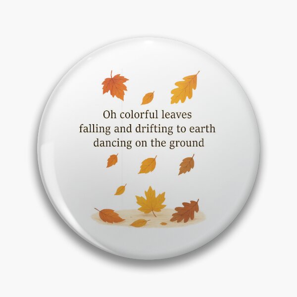 Item preview, Falling Leaves Haiku designed and sold by Creative-Curios.