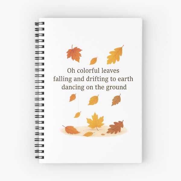 Item preview, Falling Leaves Haiku designed and sold by Creative-Curios.