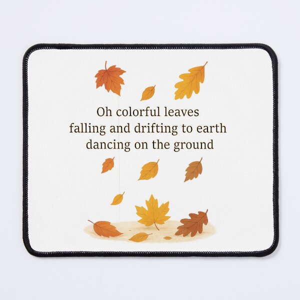 Item preview, Falling Leaves Haiku designed and sold by Creative-Curios.