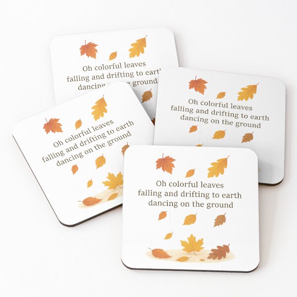 Item preview, Falling Leaves Haiku designed and sold by Creative-Curios.