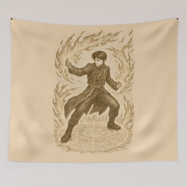 Item preview, Roy Mustang – Dynamic Line Art designed and sold by AnimeShin.