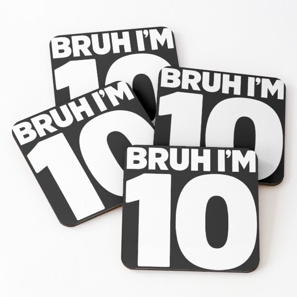 Item preview, Bruh I'm 10 - 10th Birthday designed and sold by ZBIFBOUETLA.
