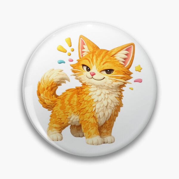 Item preview, Confident Orange Kitty Pose designed and sold by VolkovaLenaArt.