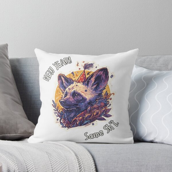 Item preview, Cute Raccoon New Year Same Sh*t Meme Art designed and sold by KZurHTPC.