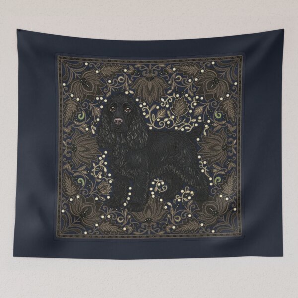 Item preview, Peter the Cocker Spaniel - Intricate Embroidery Art designed and sold by Jchan24.