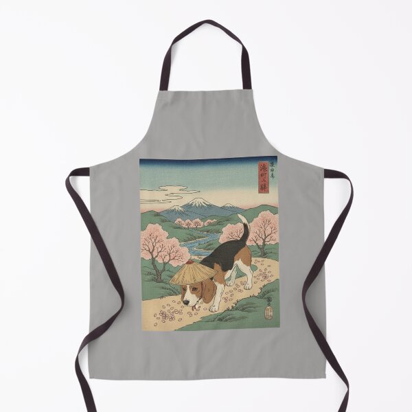Item preview, The Beagle Wayfarer - Edo Period Traveler designed and sold by UkiyoPets.
