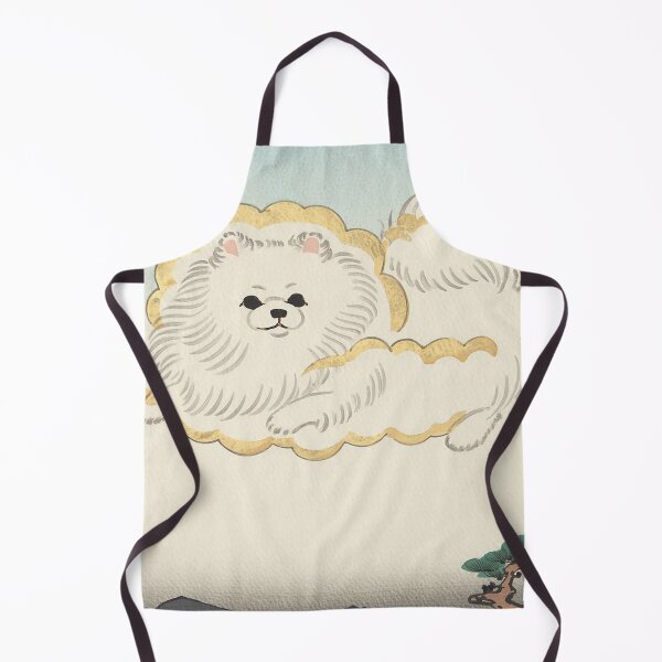 Item preview, Cloud-Spirit Pomeranian - Heavenly Ukiyo-e designed and sold by UkiyoPets.