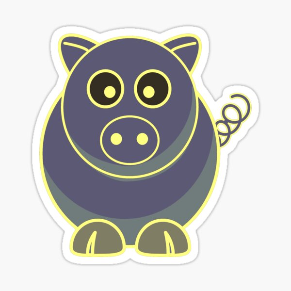 Stickers Sur Le Theme Pouet Pouet Redbubble - pouet pig roblox