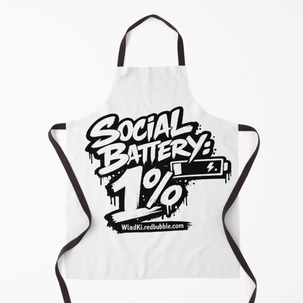 Item preview, Social battery critically low designed and sold by WladKi.