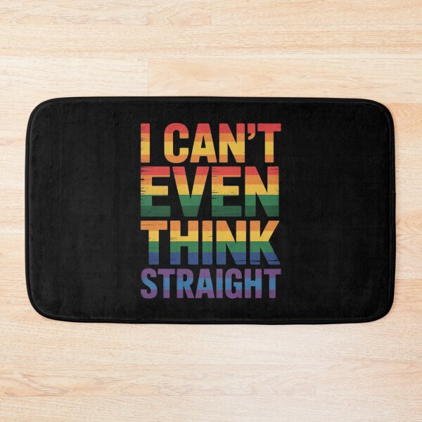Item preview, Can't Even Think Straight LGBTQ Queer Lesbian Gay Pride designed and sold by FadeOfThrone.