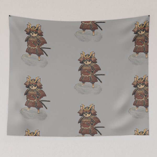 Item preview, The Chihuahua Kami - Japanese Folklore Style designed and sold by UkiyoPets.