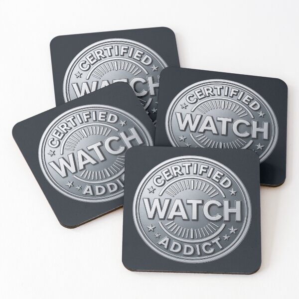Item preview, Certified Watch Addict – Horology Enthusiast Badge Design designed and sold by WatchesAndMore.