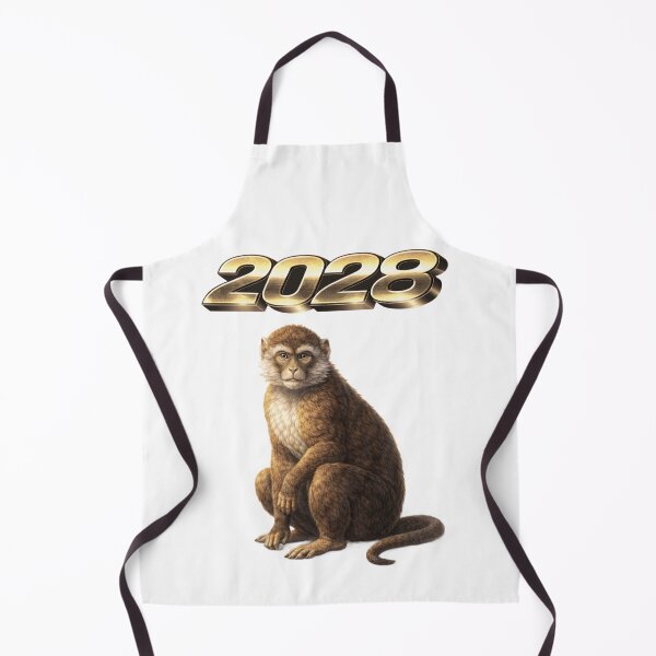 Item preview, 2028 Year of the Monkey Eastern Zodiac Intelligence Creativity Energy Design designed and sold by AlexLineArt.