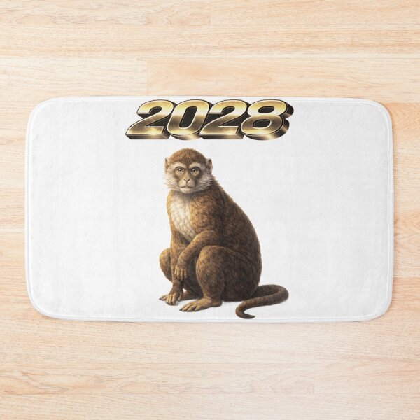 Item preview, 2028 Year of the Monkey Eastern Zodiac Intelligence Creativity Energy Design designed and sold by AlexLineArt.