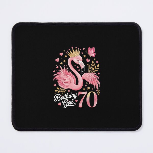 Item preview, 70th Birthday Flamingo Fan 70 Year Old Women 70th Bday designed and sold by SyntaxClaw.