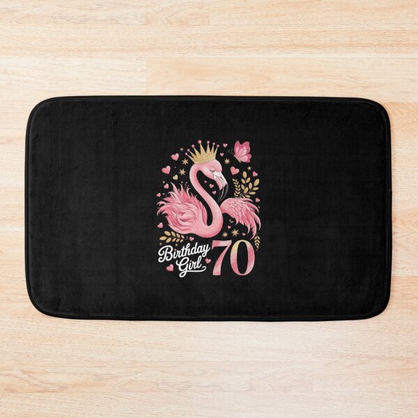 Item preview, 70th Birthday Flamingo Fan 70 Year Old Women 70th Bday designed and sold by SyntaxClaw.
