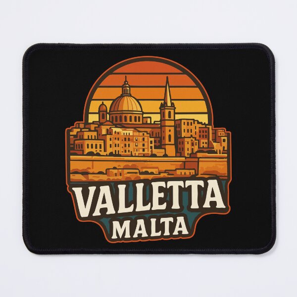 Item preview, Valletta Malta Retro Vintage Travel designed and sold by TomFrontierArt.